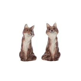 Juliska Clever Creatures Fox Salt & Pepper Set