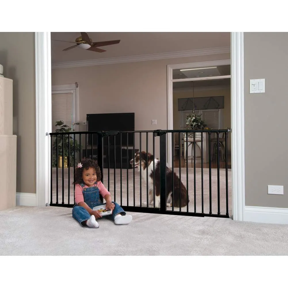 KidCo Gateway Pressure Mounted Gate - Black