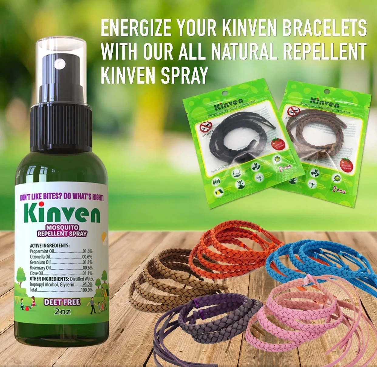 Kinven Mosquito Repellant Spray 1oz.