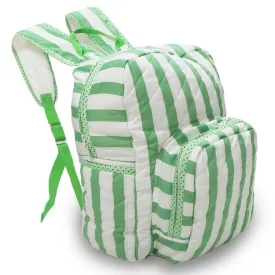 Kradyl Kroft Quilted Diaper Bag with Quilted Shoulder Straps (MNT Stripes)