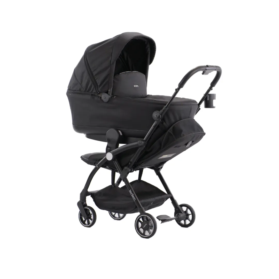 Leclercbaby Bundle Deal MF Plus Black (Stroller   Bassinet)