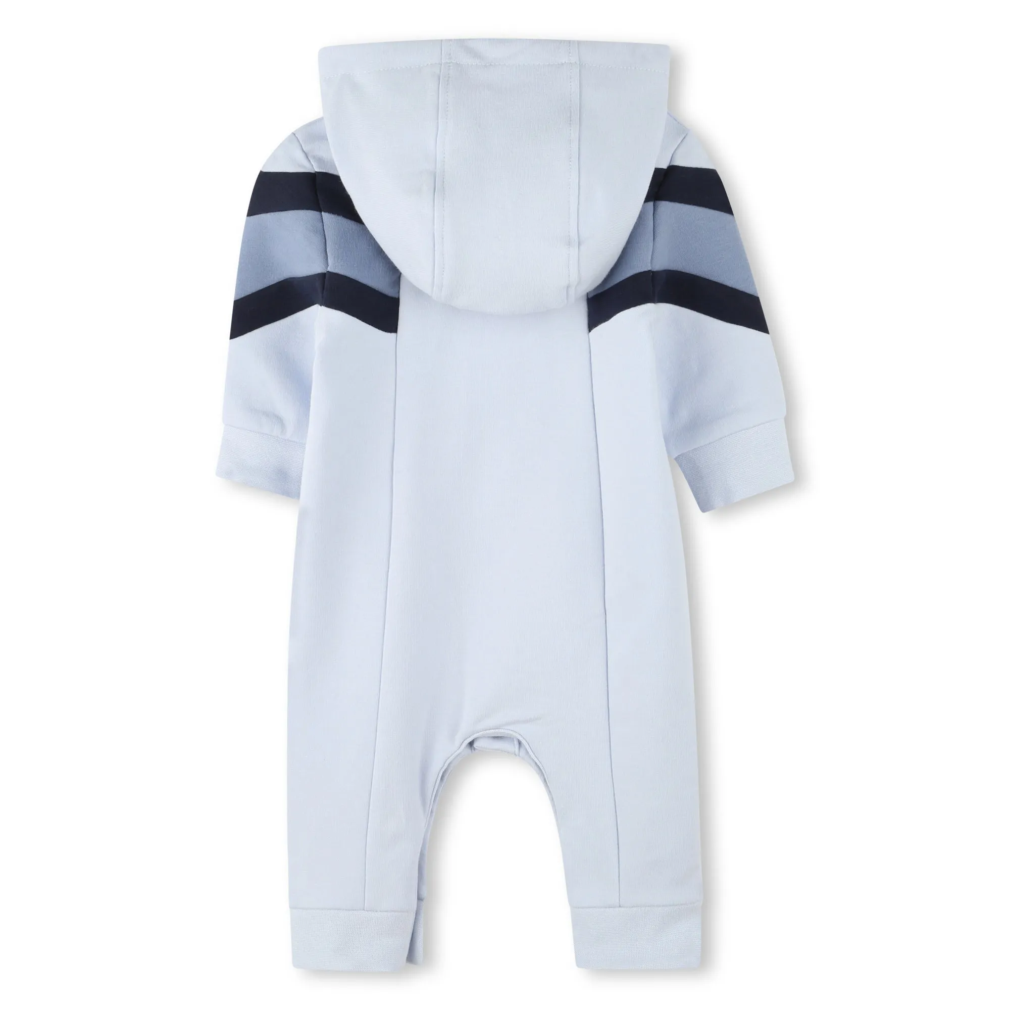 Logo Print Hooded Romper