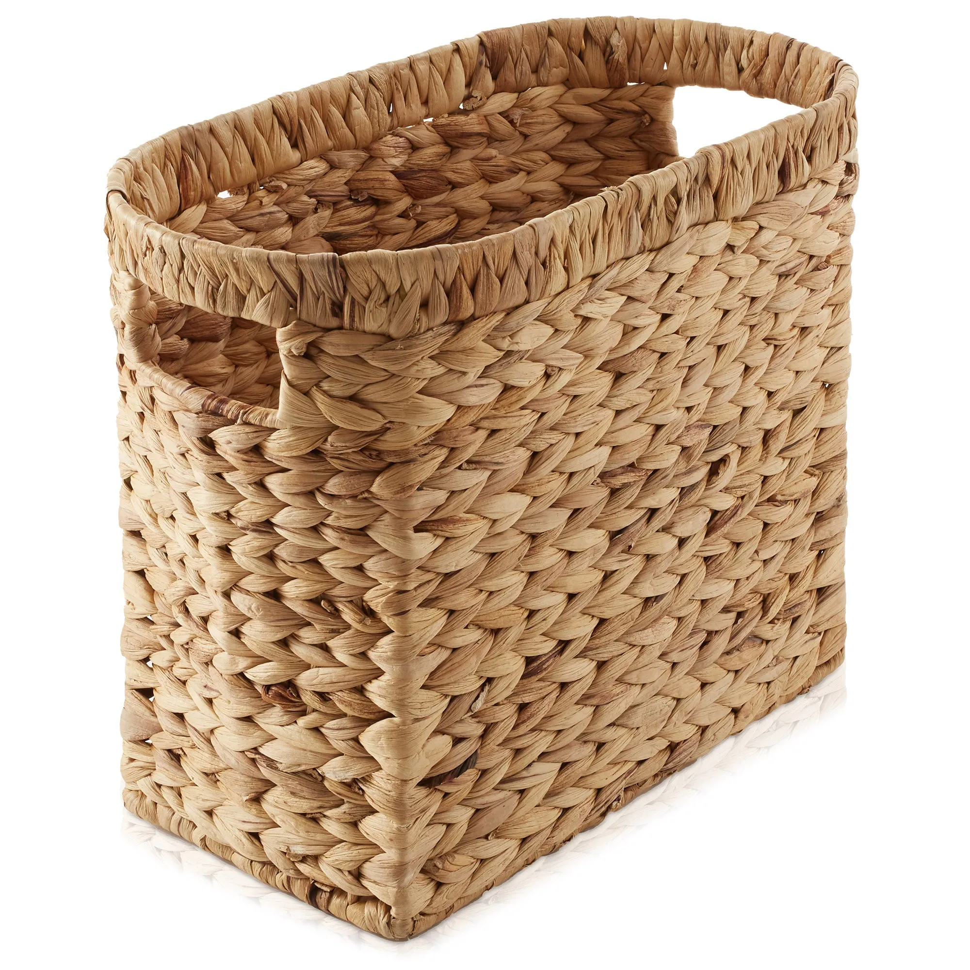 Magazine Holder Storage Basket with Handles