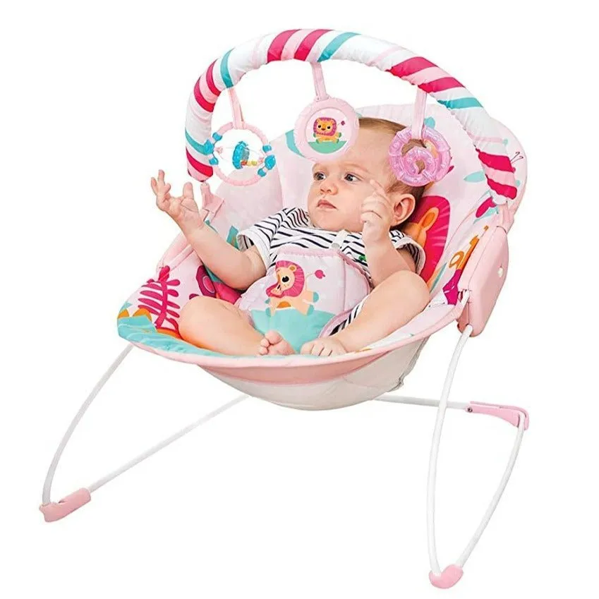 Mastela Baby Rocker Bouncer Musical Chair- Pink