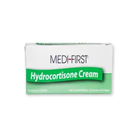 Medi-First Hydrocortisone 1% Anti-Itch Cream Packet, 0.9g - 10/box