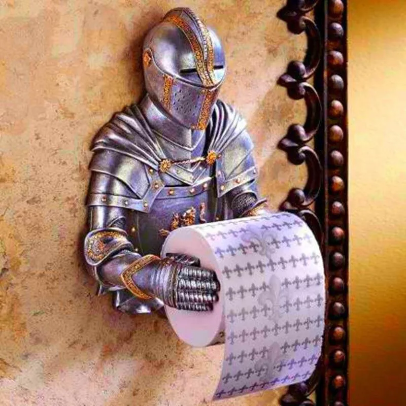 Medieval Knight Toilet Paper Holder