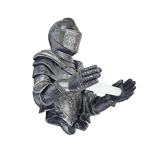 Medieval Knight Toilet Paper Holder