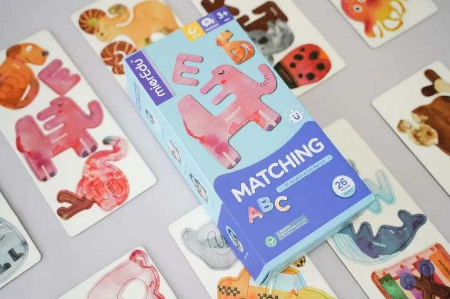 MierEdu Matching ABC Magnetic Puzzle