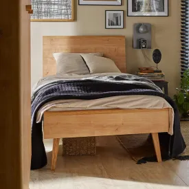 Nature Single Bed XL - Flat Headboard