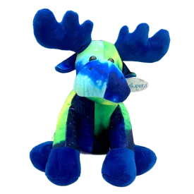 Northern Lights Moose Alaska Plush 9"