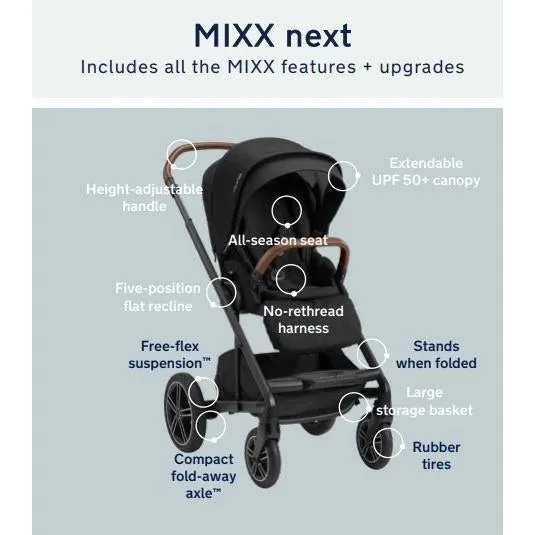 Nuna Mixx Next 2 Caviar