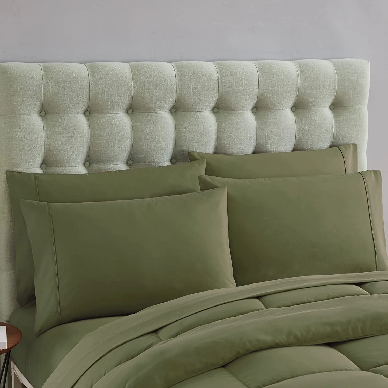 Olive Green Study Bed Set