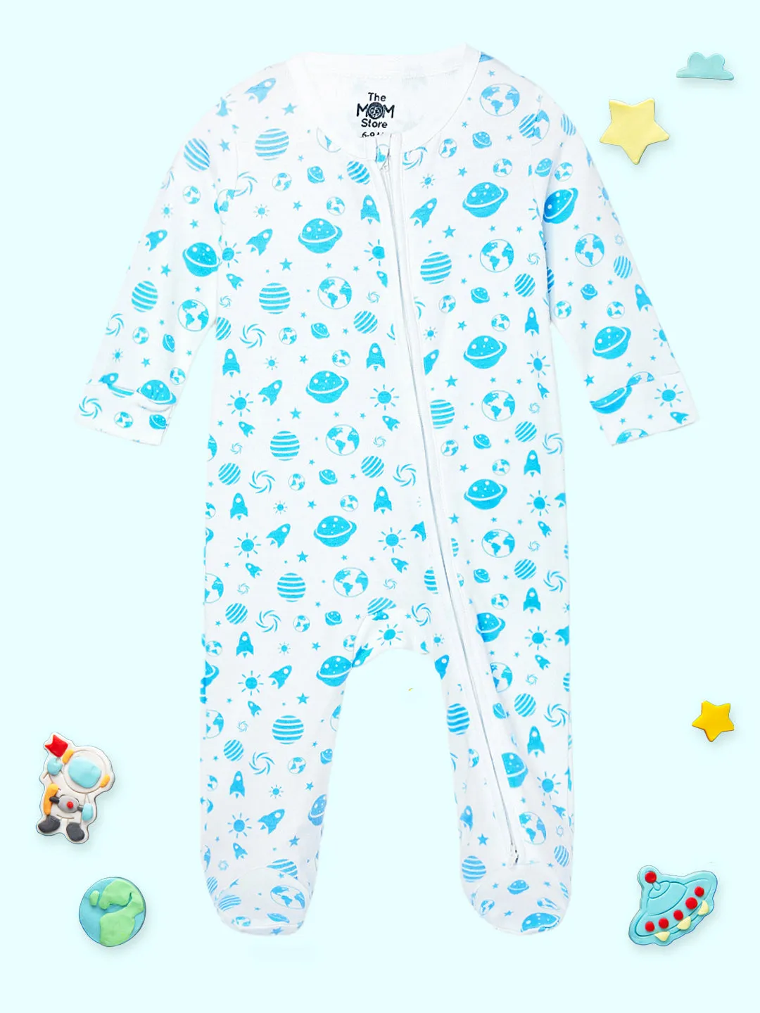 Out Of World Infant Infant Zipper Romper