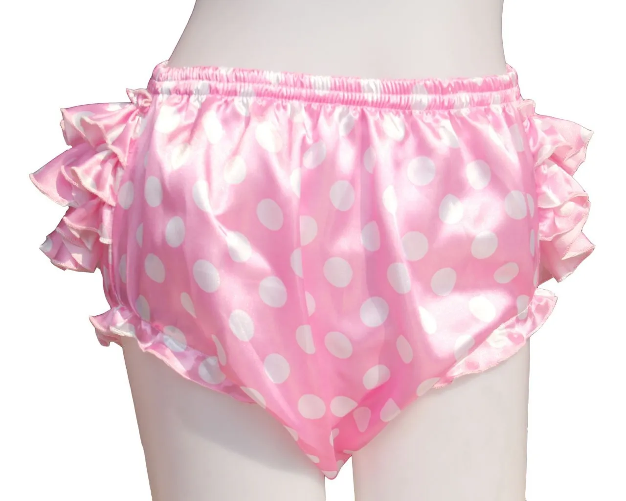 Pink Polkadot Diaper Cover