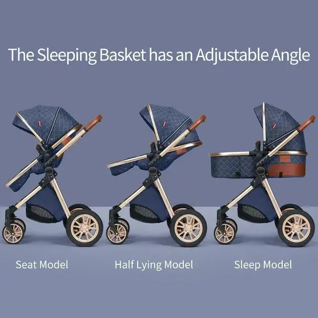 Premium 3-in-1 Baby Stroller