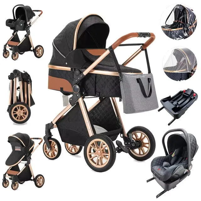 Premium 3-in-1 Baby Stroller