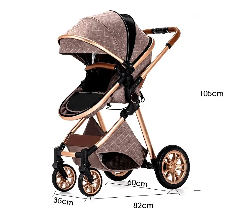 Premium 3-in-1 Baby Stroller