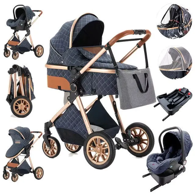 Premium 3-in-1 Baby Stroller