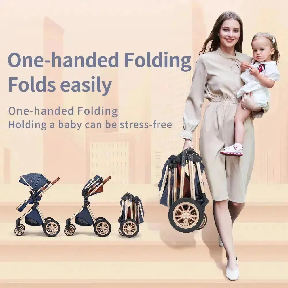 Premium 3-in-1 Baby Stroller