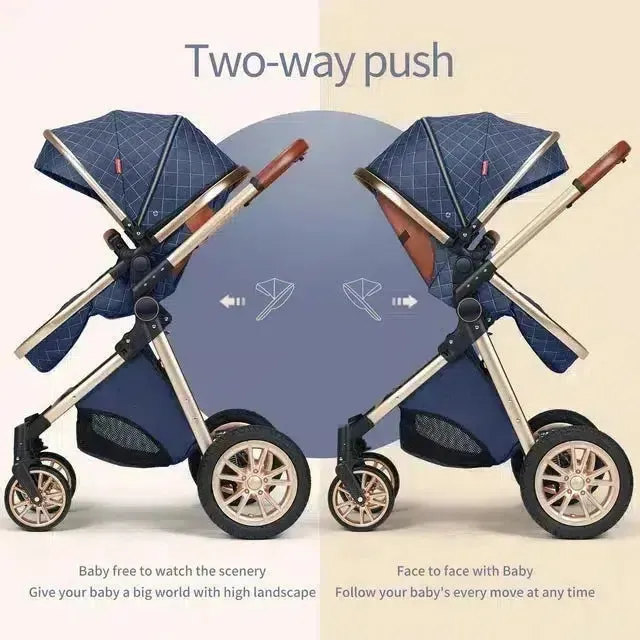 Premium 3-in-1 Baby Stroller