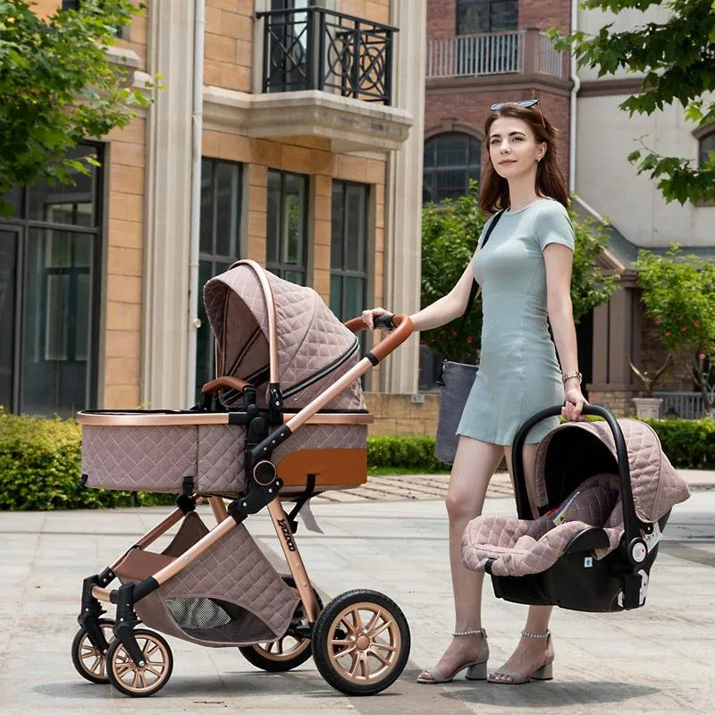 Premium 3-in-1 Baby Stroller