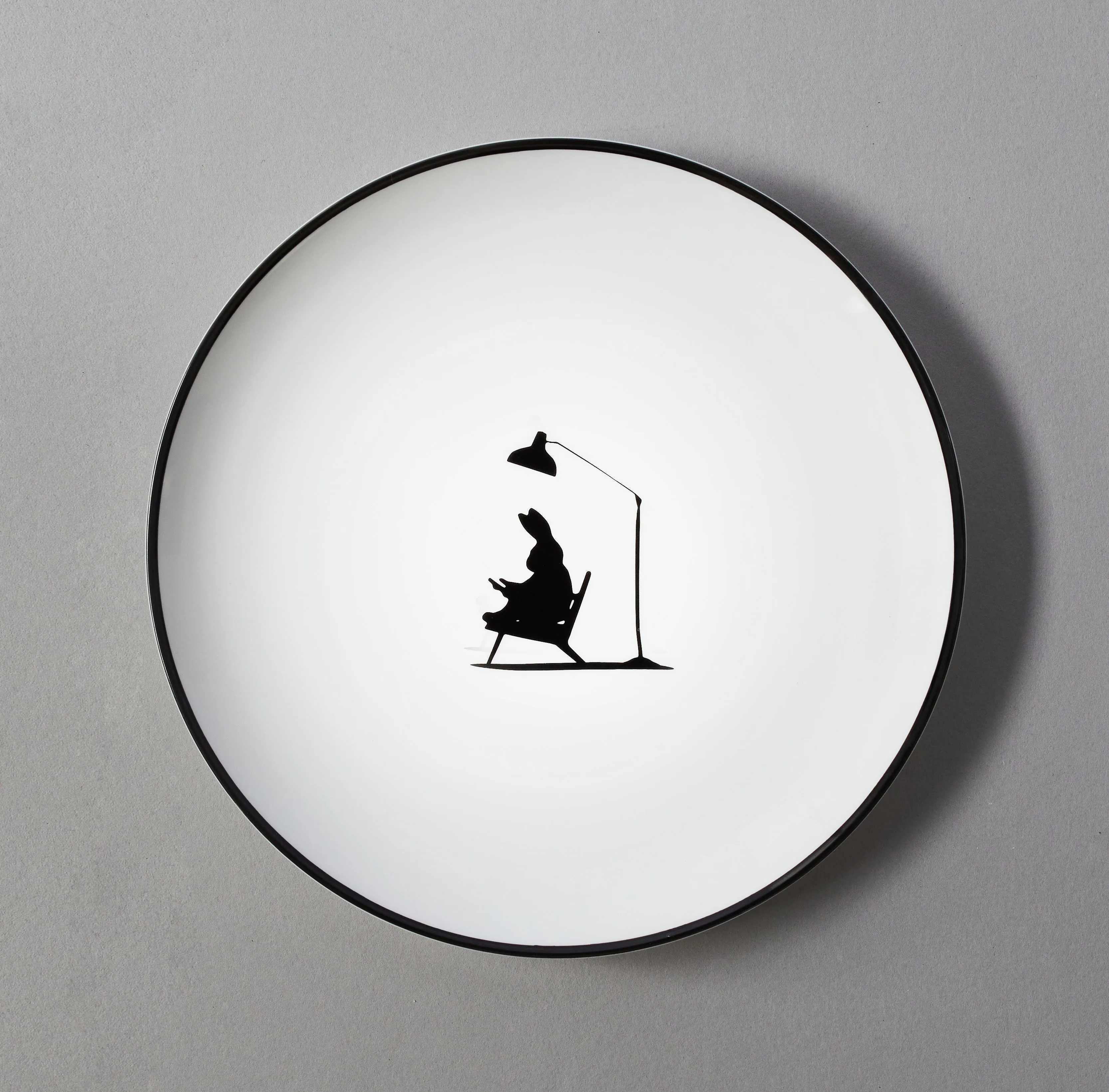 Reading Rabbit Plate