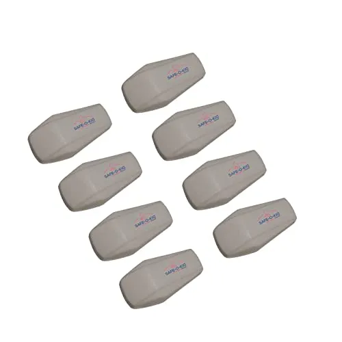 Safe-O-Kid® Drawer Door Guard/Lock- Grey (Pack of 8)