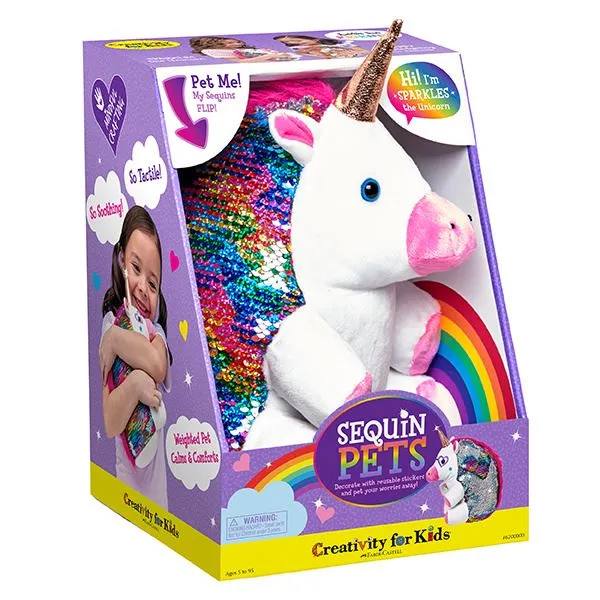 Sequin Pets Sparkles the Unicorn