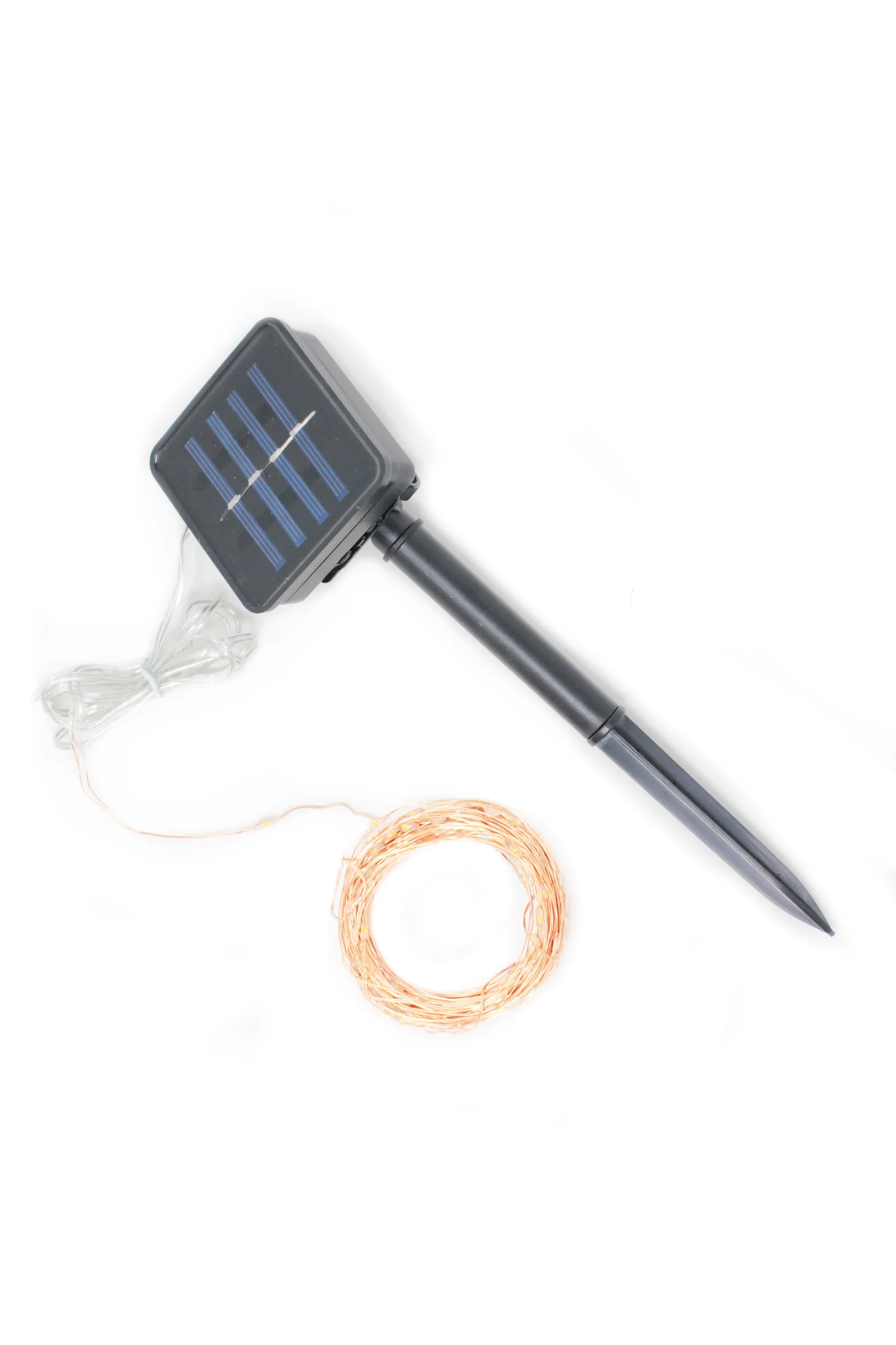 Solar Powered 200 LED 72ft Copper Wire Fairy Light 72' - 8 Light Modes