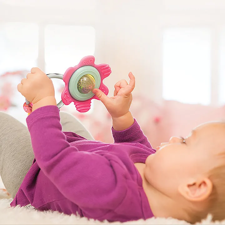 Spin & Teethe Gummy Flower Rattle™