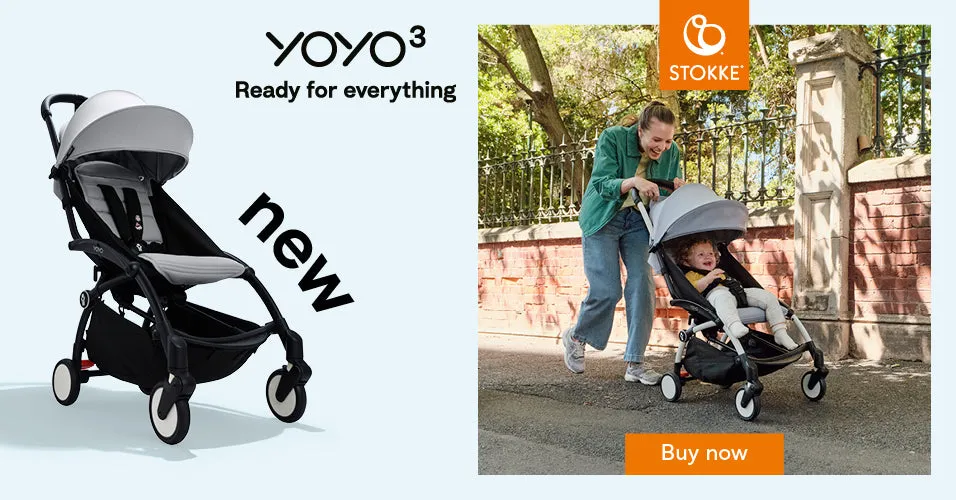 Stokke YOYO3 from Newborn to Toddler (Stroller Adapter Newborn Pack)