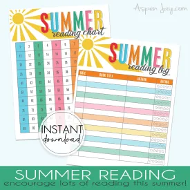 Summer Reading Charts