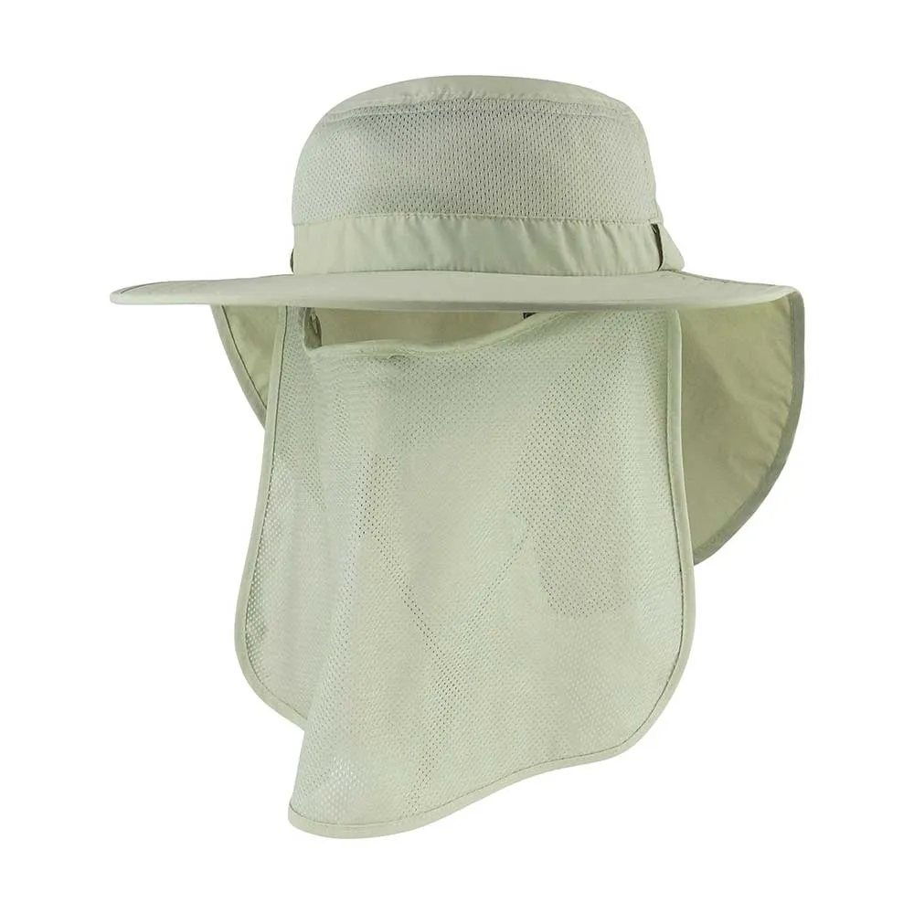 Taslon UV Large Bill Hat with Roll-Up Flap