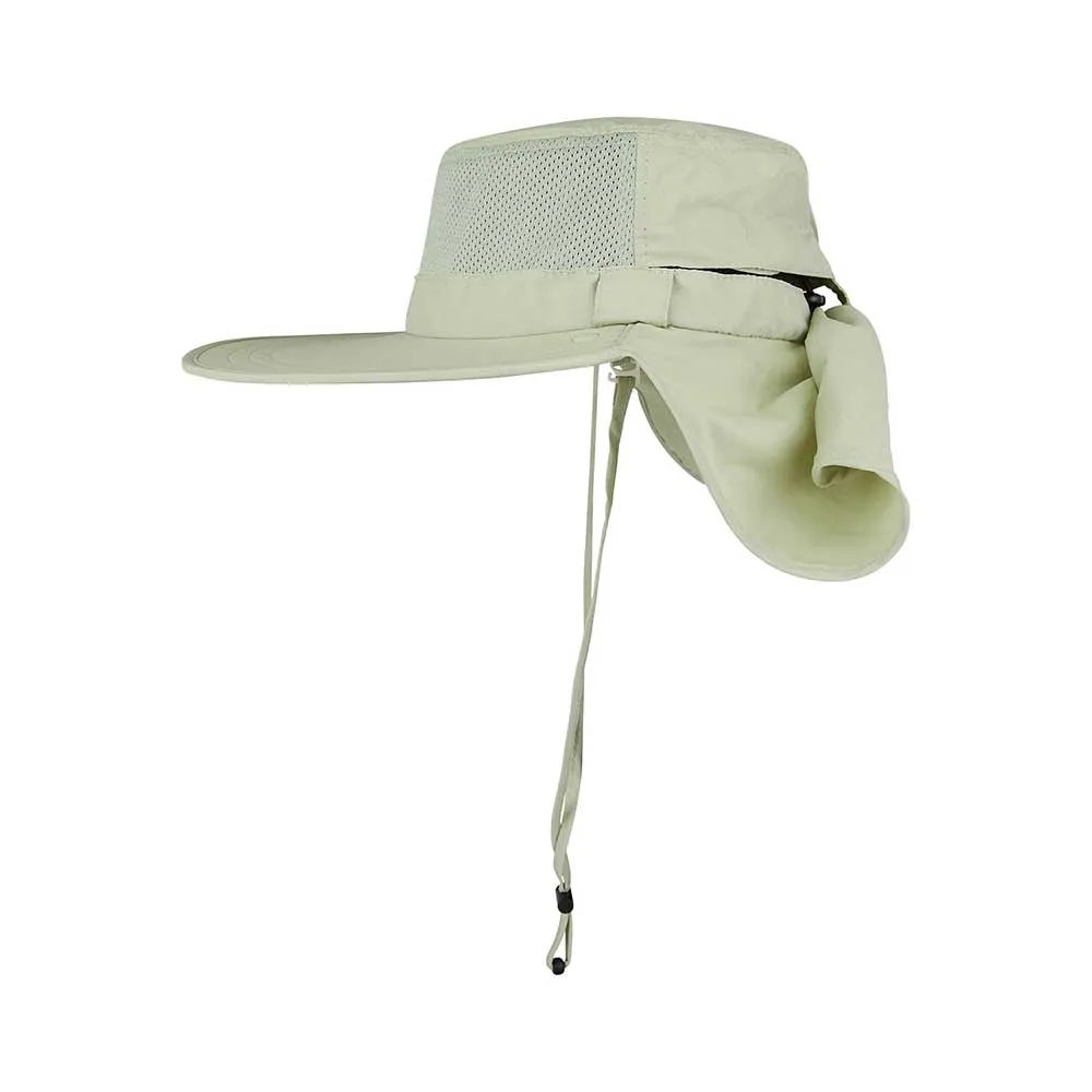 Taslon UV Large Bill Hat with Roll-Up Flap