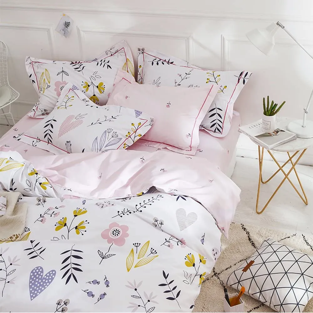 The Floral Heart Bed Set