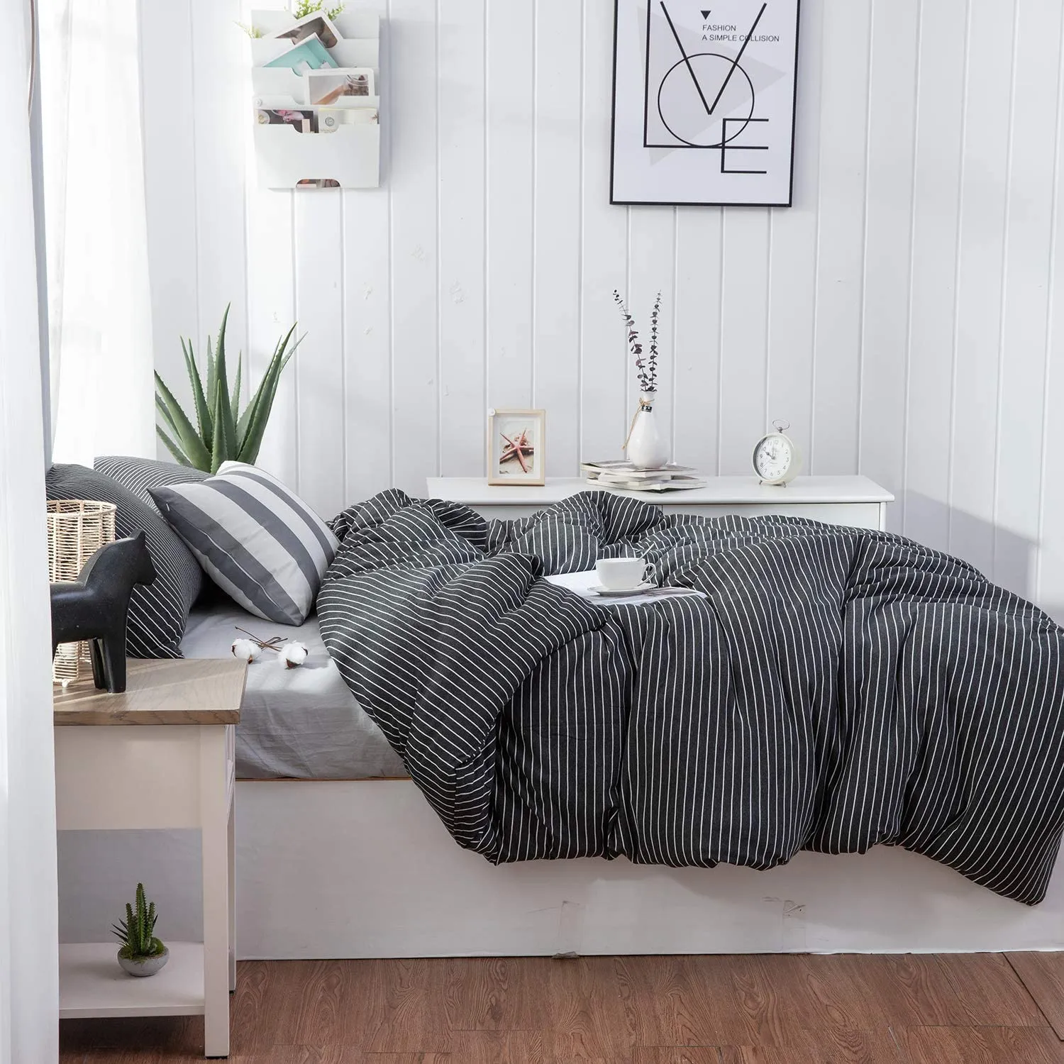 The Loft Stripe Bed Set