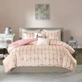 The Metallic Blush Bed Set