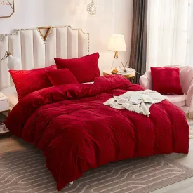 The Softy Diamond Red Bed Set