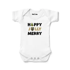 Vegas Golden Knights "Happy Jolly Merry" Bodysuit