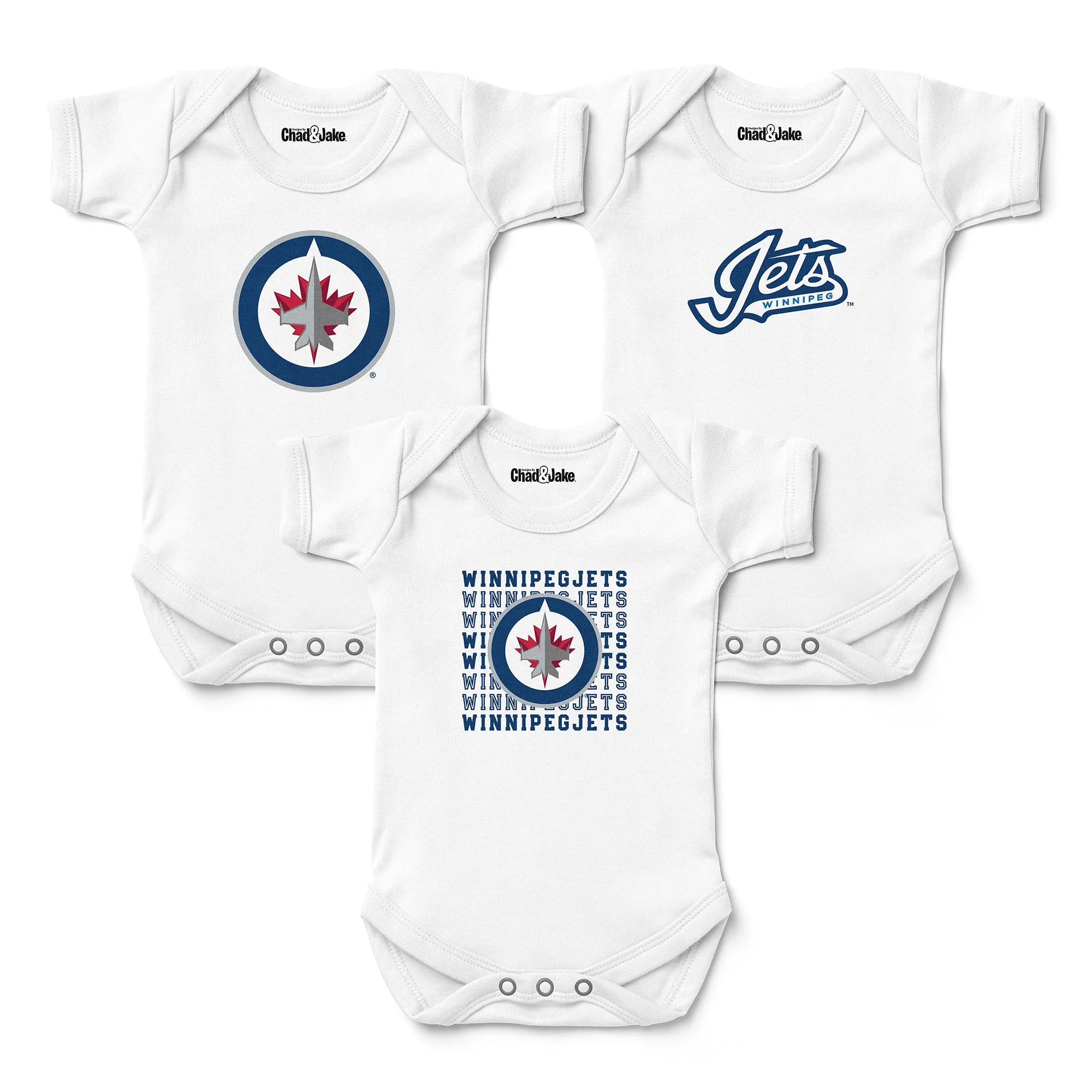 Winnipeg Jets 3-Pack Bodysuits